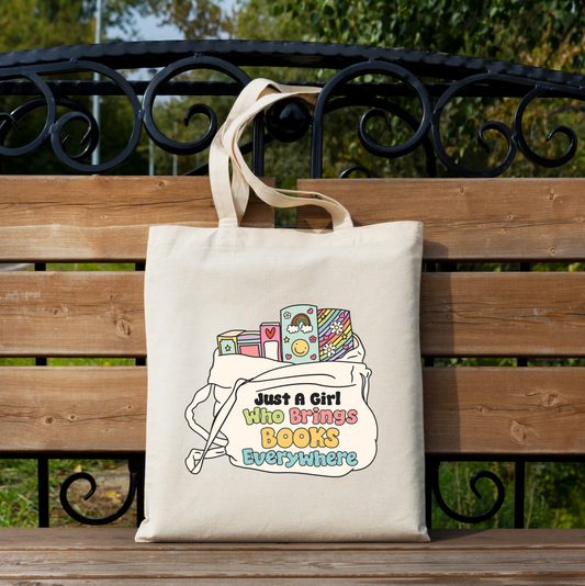 Just A Girl Tote Bag